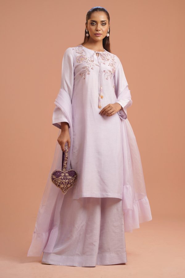 Kameez- Viscco Orgenza,Pant-DOLA ,and Dupatta- NYLON